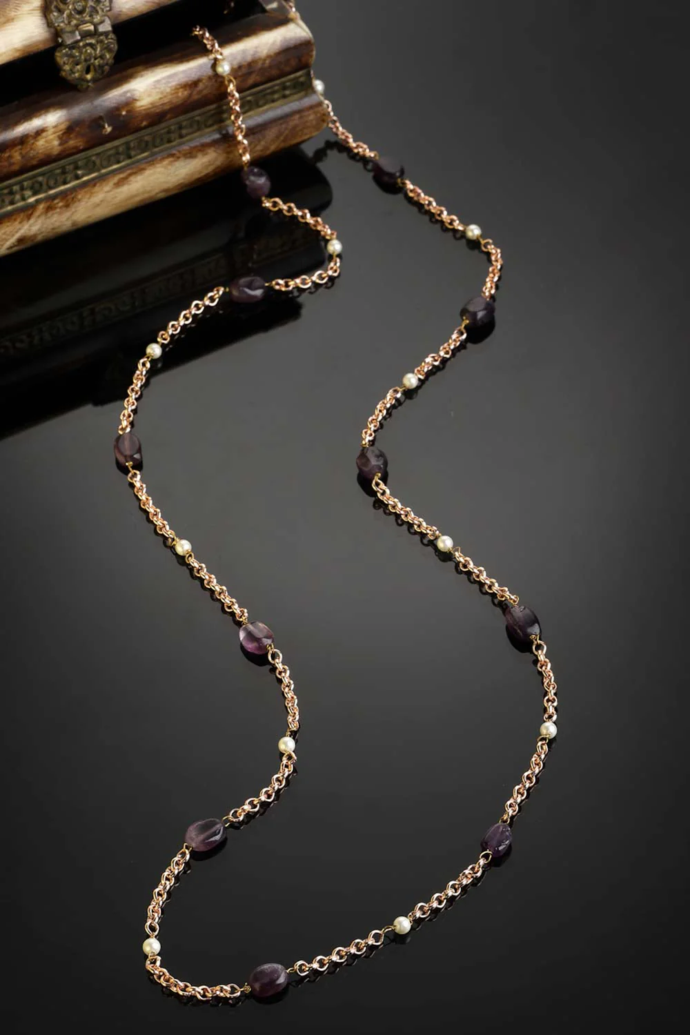 Chic Beaded Chain Necklace