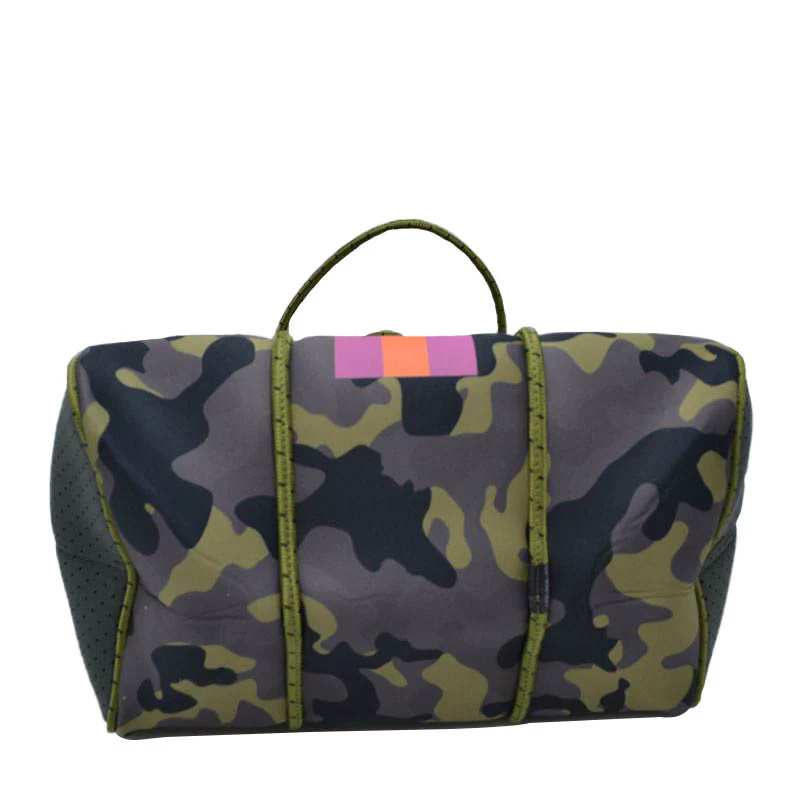 Camouflage Chic Tote And Pouch Set