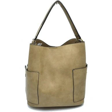 Elegant Taupe Tote Bag