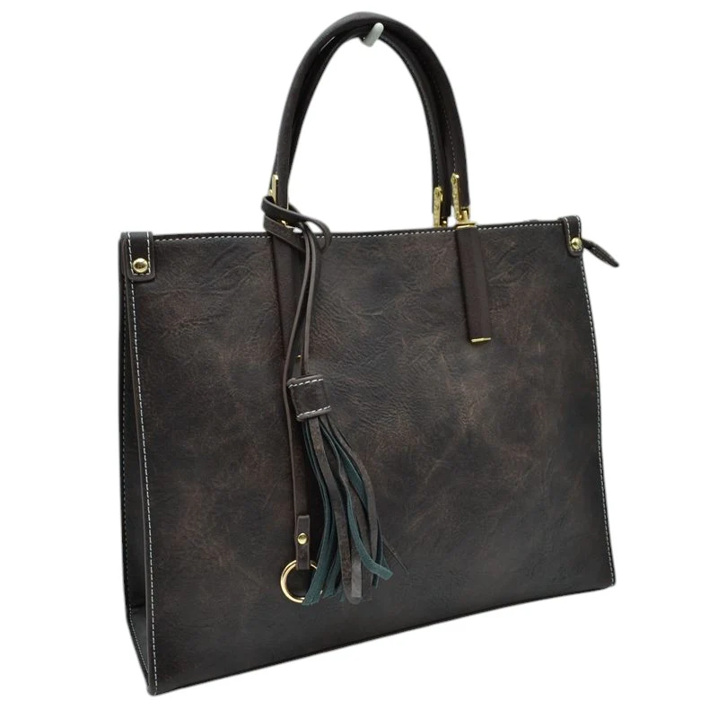 Elegant Faux Leather Handbag