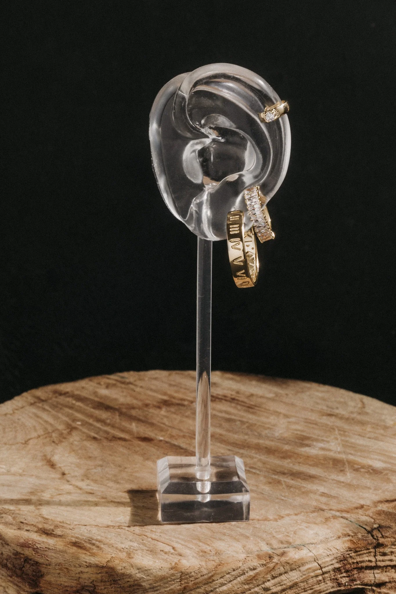 Elegant Crystal-Adorned Ear Cuff