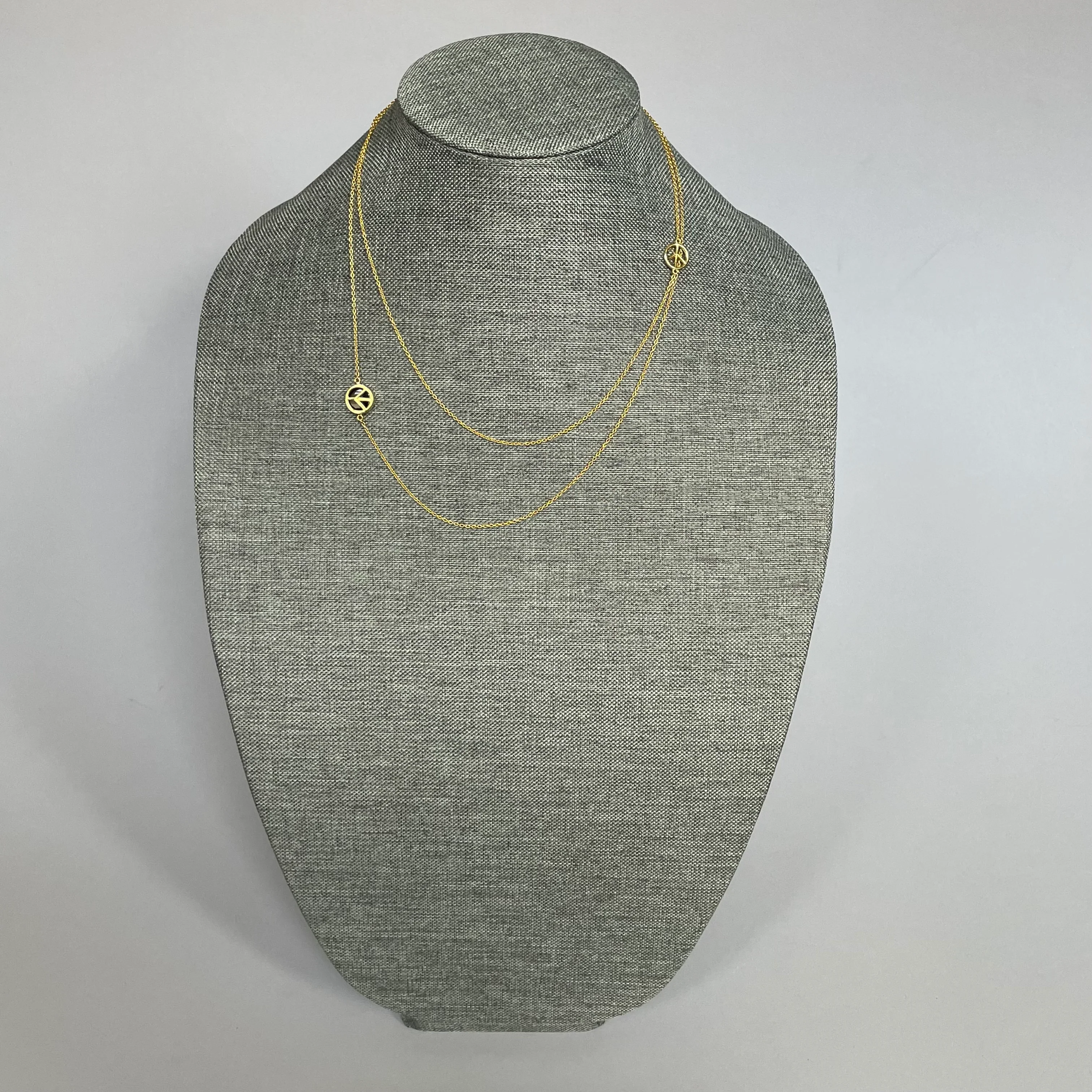 Elegant Dual-Layer Chain Necklace