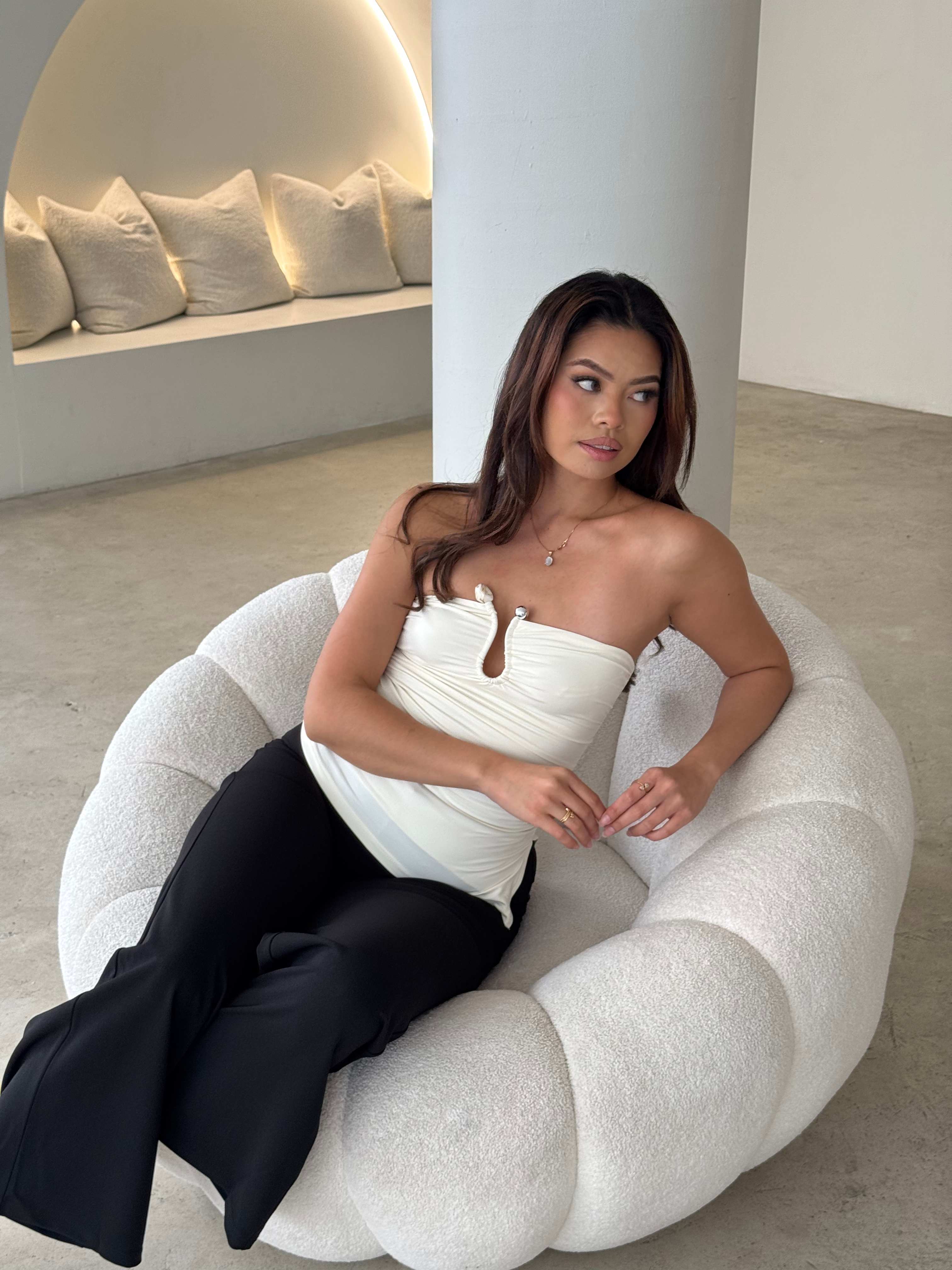 Elegant Two-Piece Evening Ensemble