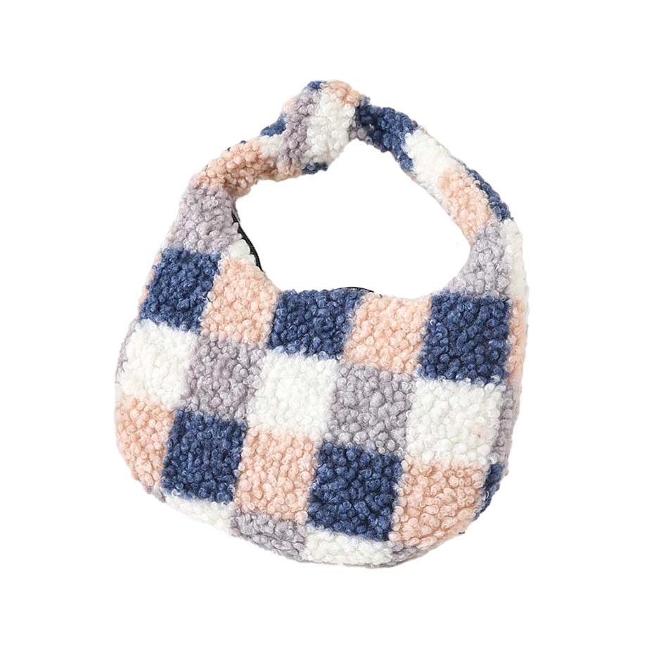 Chic & Cozy Checkered Handbag