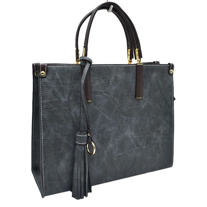 Elegant Faux Leather Handbag