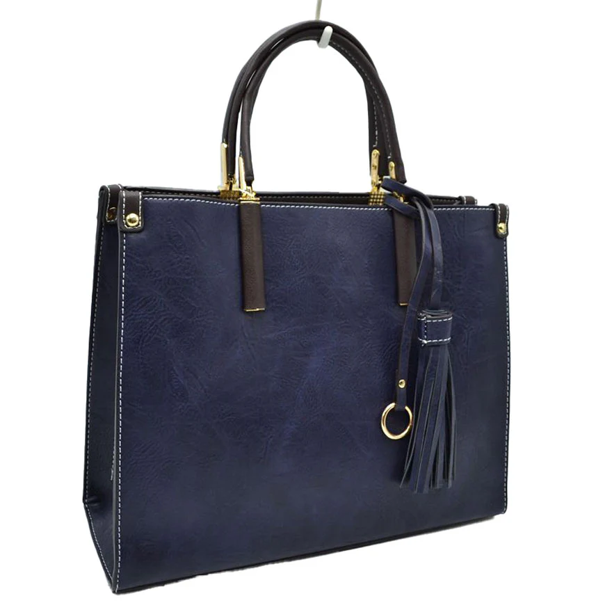 Elegant Faux Leather Handbag