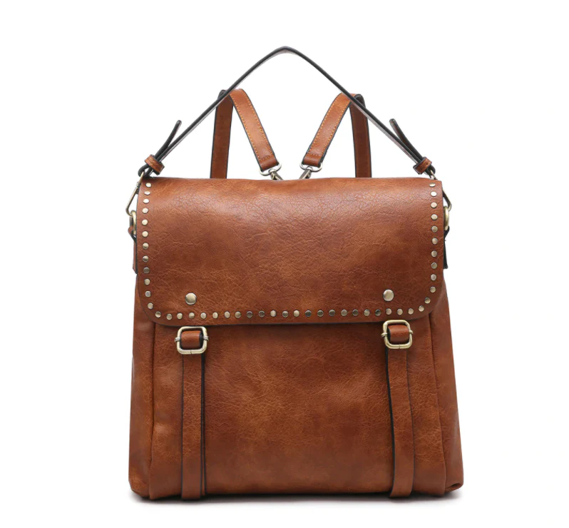 Elegant Vegan Leather Backpack